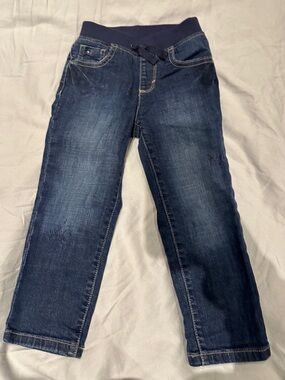 🎉BUNDLE 10 for $30🎉Tommy Hilfiger Kids Dark Blue Stretch Jeans w Rib Waist